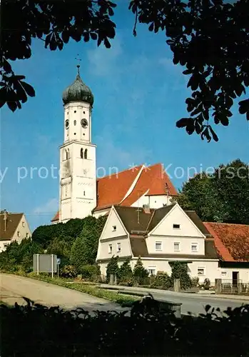 AK / Ansichtskarte Untermeitingen Pfarrkirche St Stefan Untermeitingen