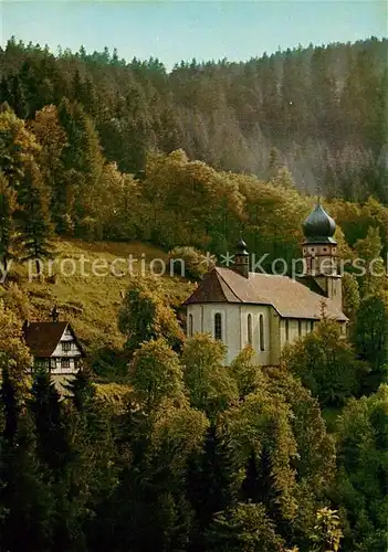 AK / Ansichtskarte Triberg_Schwarzwald Wallfahrtskirche Triberg Schwarzwald