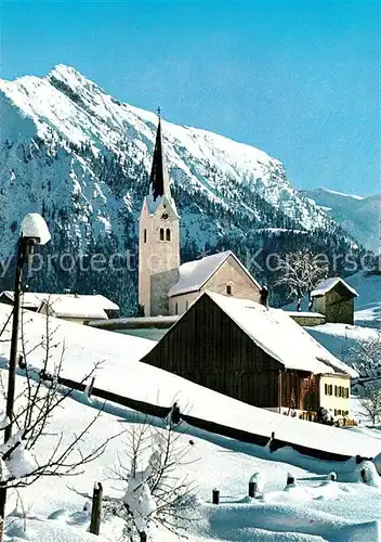 AK / Ansichtskarte Tiefenbach_Obermaiselstein Kirche Tiefenbach