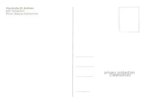AK / Ansichtskarte Teisendorf_Oberbayern Pfarrkirche St Andreas Teisendorf Oberbayern