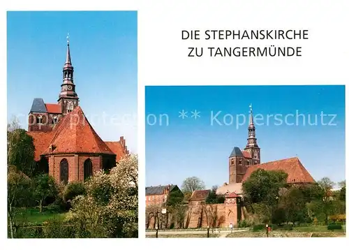 AK / Ansichtskarte Tangermuende Ev Pfarrkirche Tangermuende