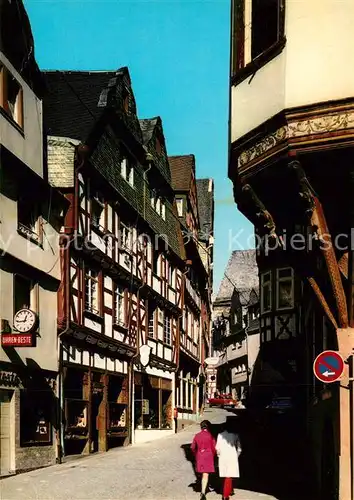 AK / Ansichtskarte Limburg_Lahn Fachwerk an der Ploetze Altstadt Limburg_Lahn