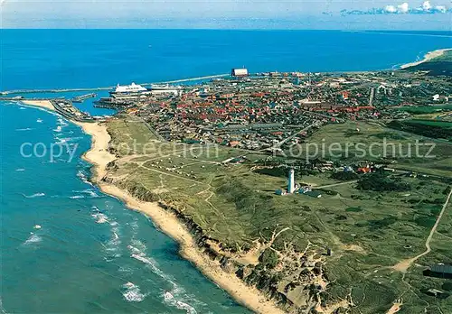 AK / Ansichtskarte Hirtshals Fliegeraufnahme Hirtshals