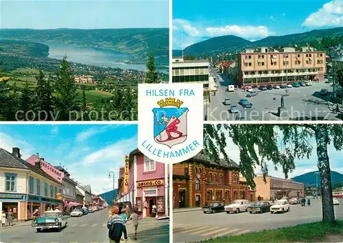 AK / Ansichtskarte Lillehammer Hilsen Fra Stadtansichten Panorama Lillehammer