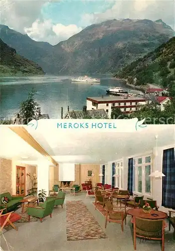 AK / Ansichtskarte Geiranger Meroks Hotel Geiranger