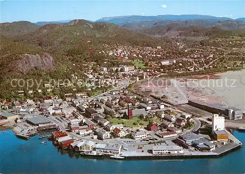 AK / Ansichtskarte Namsos Fliegeraufnahme Namsos