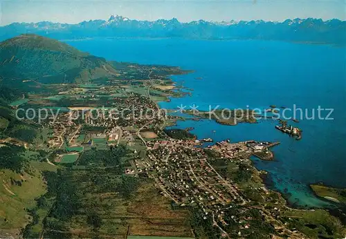 AK / Ansichtskarte Melbu_Vesteralen Fliegeraufnahme Melbu_Vesteralen