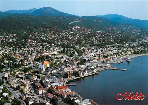 AK / Ansichtskarte Molde Fliegeraufnahme Molde