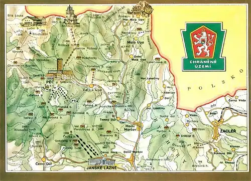 AK / Ansichtskarte Vychodna Panoramakarte Vychodna