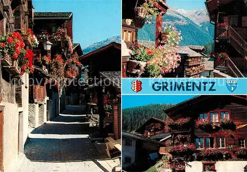 AK / Ansichtskarte Grimentz Stadtansichten Grimentz