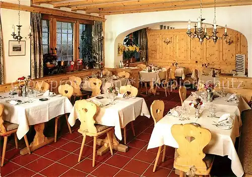 AK / Ansichtskarte Samedan Hotel Restaurant Donatz Samedan