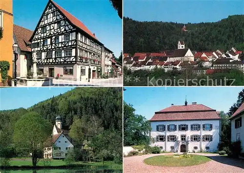 AK / Ansichtskarte Muehlheim_Donau Fachwerkhaus Schloss Stadtansichten Muehlheim Donau