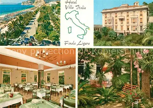 AK / Ansichtskarte Finale_Ligure Hotel Villa Italia Finale_Ligure