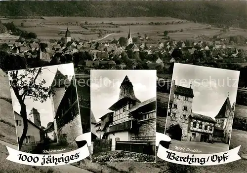AK / Ansichtskarte Berching Wehrmauer Chinesenturm Stadttor  Berching