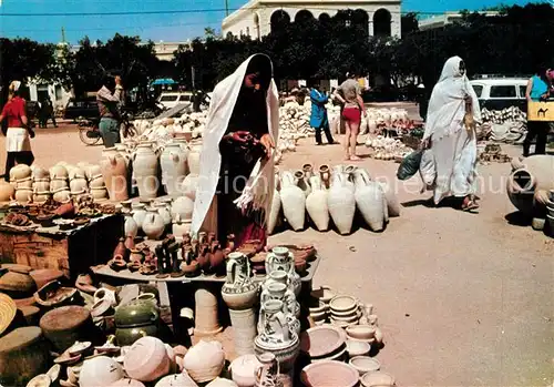 AK / Ansichtskarte Djerba Houmt Souk Markt Toepferei Djerba