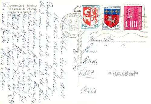 AK / Ansichtskarte Martinique Precheur Hameau des Abymes Martinique