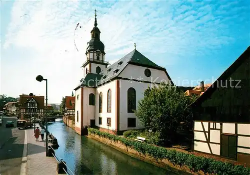 AK / Ansichtskarte Erbach_Odenwald Muemling Evangelische Stadtkirche  Erbach Odenwald