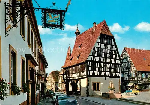 AK / Ansichtskarte Michelstadt Rathaus Michelstadt