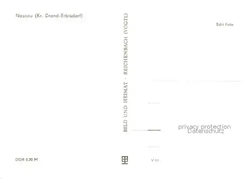 AK / Ansichtskarte Nassau_Erzgebirge Altes Forsthaus Schule Fachwerkhaus Nassau Erzgebirge