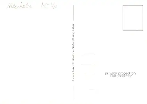 AK / Ansichtskarte Neukalen Ortsansicht mit Kirche Wappen Neukalen