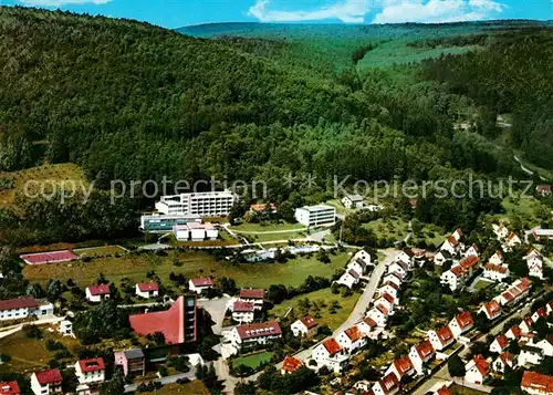 AK / Ansichtskarte Lohr_Main Teilansicht mit Stadtteil Lindig Fliegeraufnahme Lohr_Main