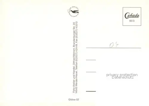 AK / Ansichtskarte Glindow Panorama Sonderschule fuer Koerperbehinderte Glindower See Ziegeleimuseum Wappen Glindow