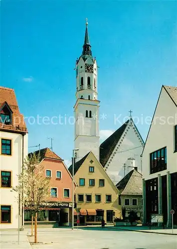 AK / Ansichtskarte Schrobenhausen Stadtpfarrkirche St Jakob Schrobenhausen