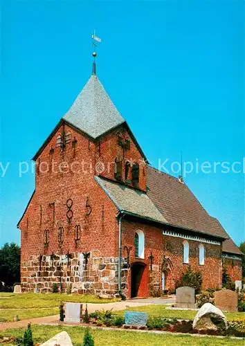 AK / Ansichtskarte Schobuell_Husum Kirchlein am Meer Schobuell Husum