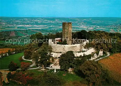 AK / Ansichtskarte Weiler_Sinsheim Burg Steinsberg Fliegeraufnahme Weiler_Sinsheim