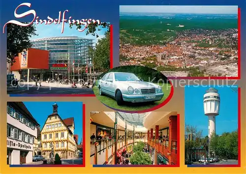 AK / Ansichtskarte Sindelfingen Fliegeraufnahme Teilansichten Sindelfingen