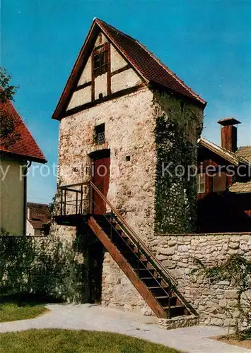 AK / Ansichtskarte Saulgau Katzenturm an der Staumauer Saulgau