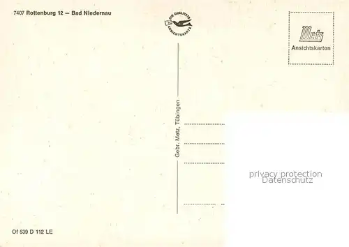 AK / Ansichtskarte Bad_Niedernau Teilansichten Bad_Niedernau