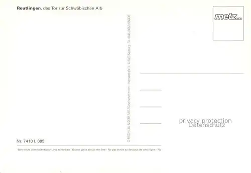 AK / Ansichtskarte Reutlingen_Tuebingen Teilansicht Kirche Inneres Reutlingen Tuebingen