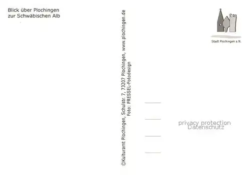AK / Ansichtskarte Plochingen Panorama Plochingen