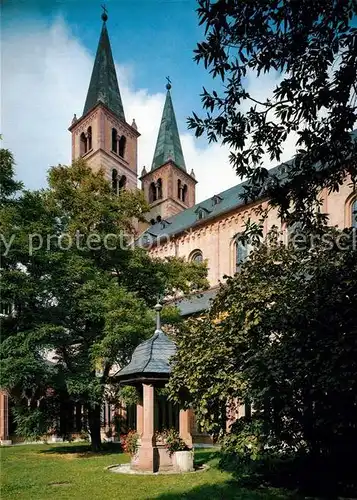 AK / Ansichtskarte Wuerzburg Dom mit Kreuzgang Wuerzburg