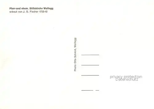 AK / Ansichtskarte Wolfegg Pfarr und Stiftskirche Wolfegg