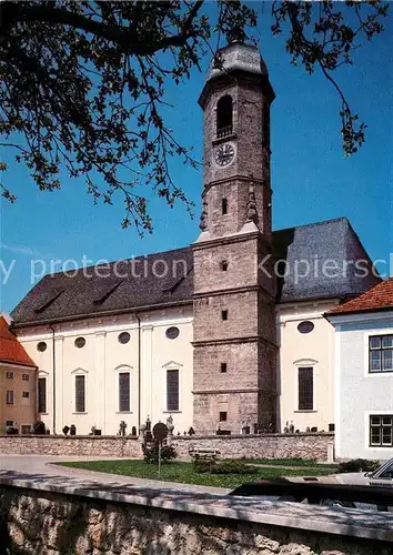 AK / Ansichtskarte Weyarn Augustiner Chorherren Stiftskirche Weyarn