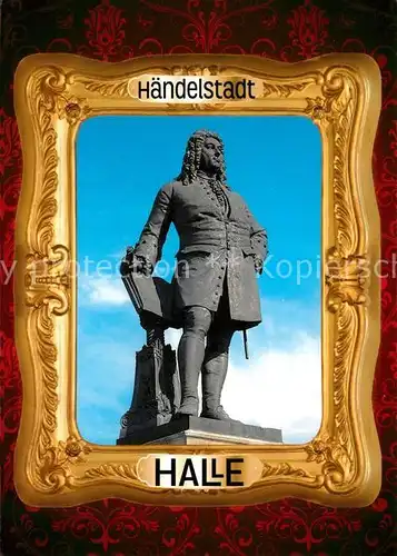 AK / Ansichtskarte Halle_Saale Haendel Portrait Halle_Saale