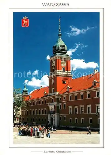 AK / Ansichtskarte Warszawa Zamek Krolewski Warszawa