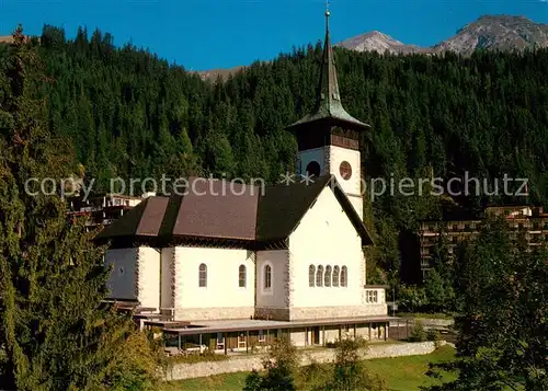 AK / Ansichtskarte Davos_Platz_GR Marienkirche Davos_Platz_GR