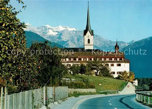 AK / Ansichtskarte Cazis Frauenkloster St Peter und Paul mit Ringelspitze Cazis