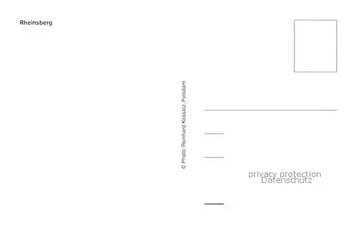 AK / Ansichtskarte Rheinsberg Schloss Rheinsberg Fliegeraufnahme Rheinsberg