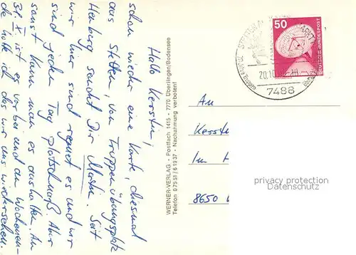 AK / Ansichtskarte Stetten_kalten_Markt Panorama Garnison Kirche Marktplatz Teich Stetten_kalten_Markt