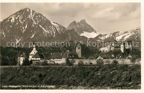 AK / Ansichtskarte Fuessen_Allgaeu Vilserkogel Aggenstein Fuessen Allgaeu