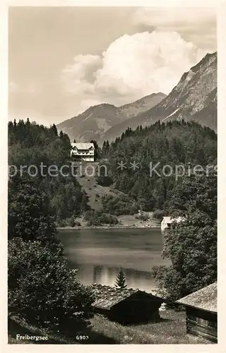 AK / Ansichtskarte Oberstdorf Waldhotel Freibergsee Panorama Oberstdorf