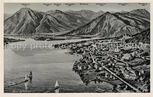 AK / Ansichtskarte Bad_Wiessee Panorama Bad_Wiessee