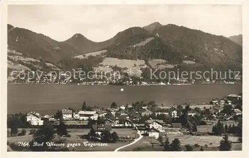 AK / Ansichtskarte Bad_Wiessee Panorama Tegernsee Bad_Wiessee