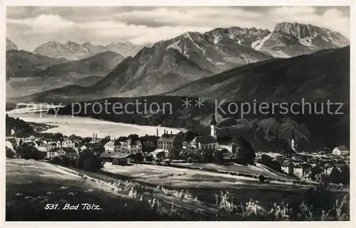 AK / Ansichtskarte Bad_Toelz Panorama Bad_Toelz