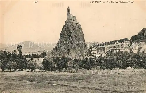 AK / Ansichtskarte Le_Puy en Velay Le Rocher Saint Michel Le_Puy en Velay