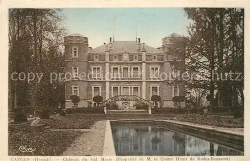AK / Ansichtskarte Ganges_Herault Chateau de Val Marie Ganges Herault